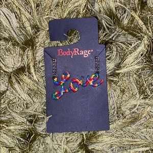 Rainbow love necklace!